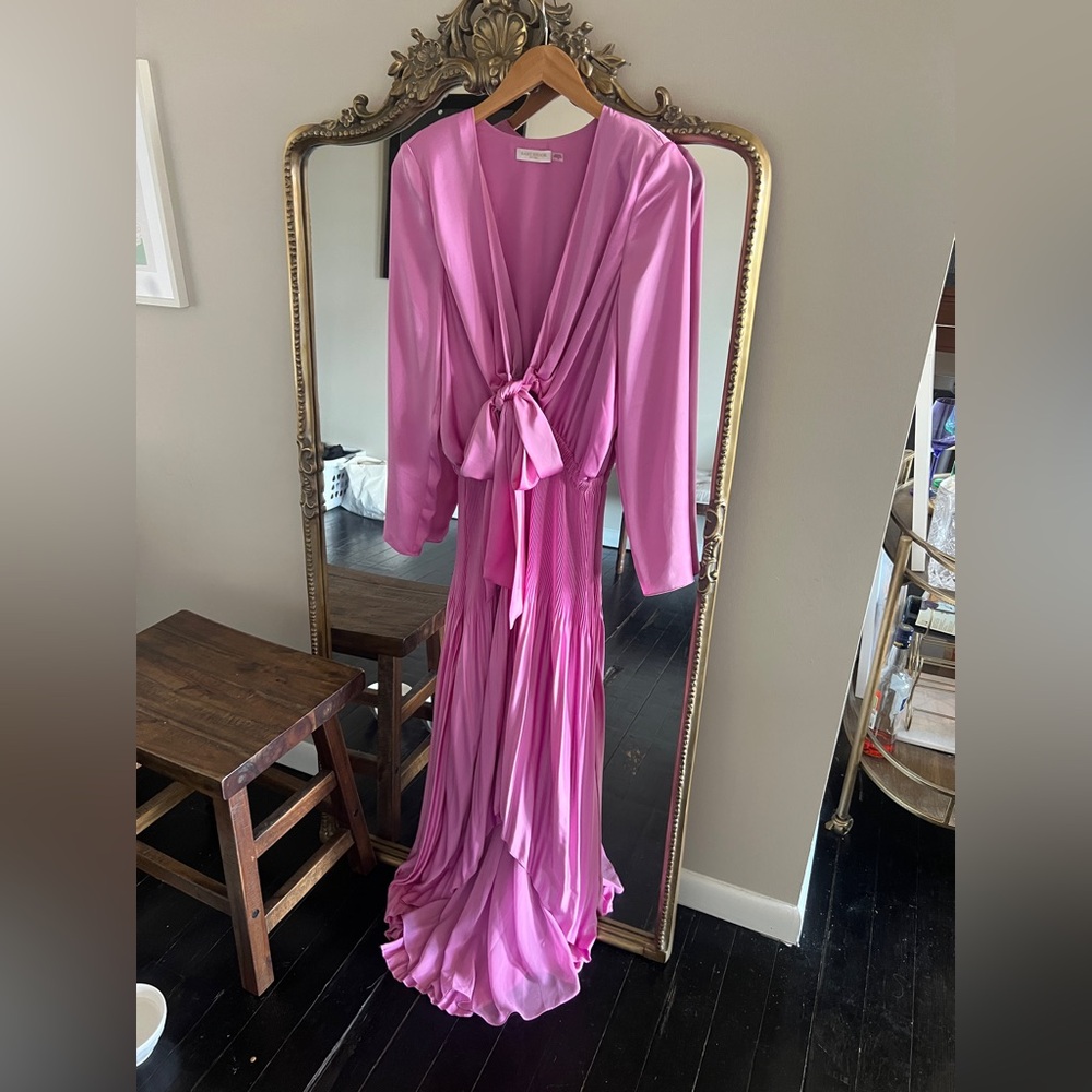 Ramy Brook Zaylee Pink Hi Low Maxi Dress